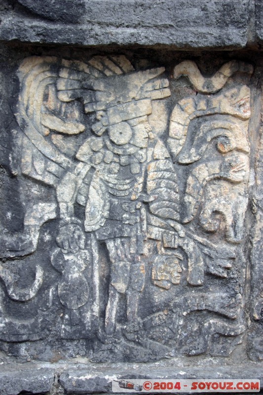 Chichen Itza - Tzompantli (mur des cranes)
Mots-clés: Ruines Maya patrimoine unesco