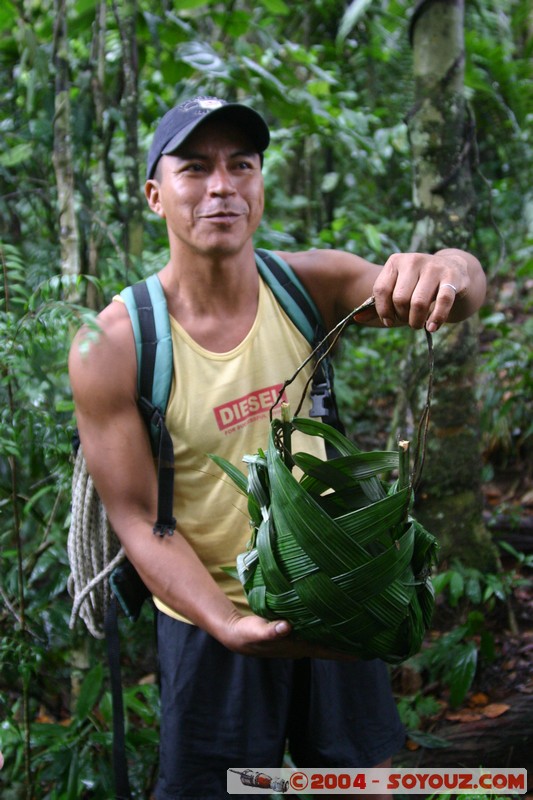 Jungle Trek - pannier en feuilles
Mots-clés: Ecuador