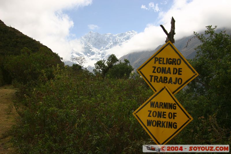 Camino Inca - Silcakancha - Peligro Zona de Trabajo
Mots-clés: peru Camino Inca Alternativo Roadsign Montagne