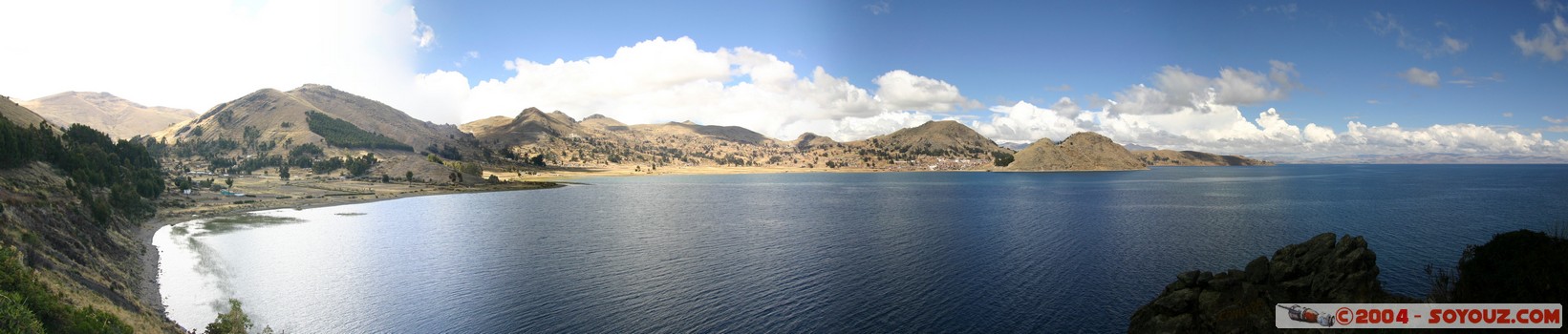 Lac Titicaca - Bahia de Copacabana - panoramique
Mots-clés: panorama Lac