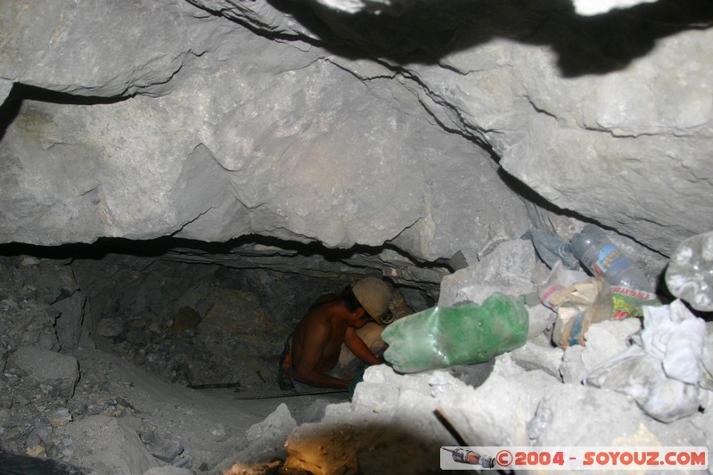 Cerro Rico - Mina Candelaria - Au fond de la mine
Mots-clés: Mine grotte Mineurs personnes