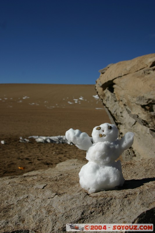 Desierto de Siloli - Bonhomme de neige
