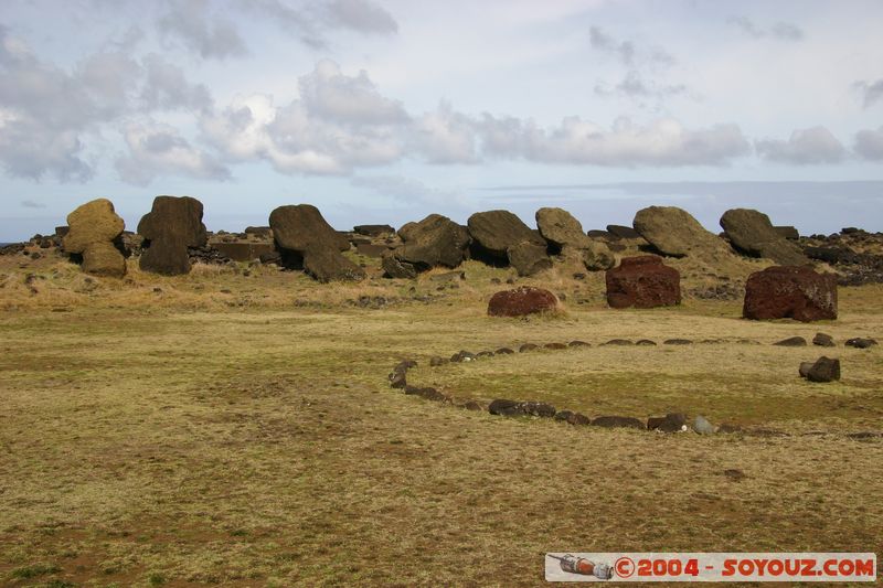 Ile de Paques - Pukao (Chignon des moai)
Mots-clés: chile Ile de Paques Easter Island patrimoine unesco sculpture