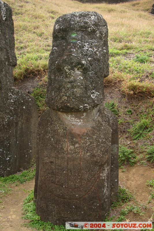 Ile de Paques - Rano Raraku - Carriere des moai

