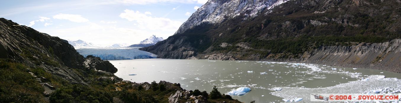 Parque Nacional Torres del Paine - Lago y Glaciar Grey - panorama
Mots-clés: chile Lac Neige glacier panorama