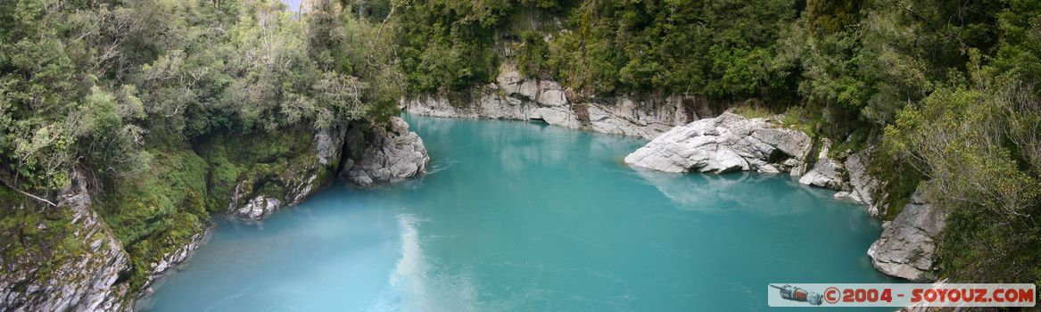 Hokitika Gorge - panorama
Mots-clés: New Zealand South Island Riviere panorama