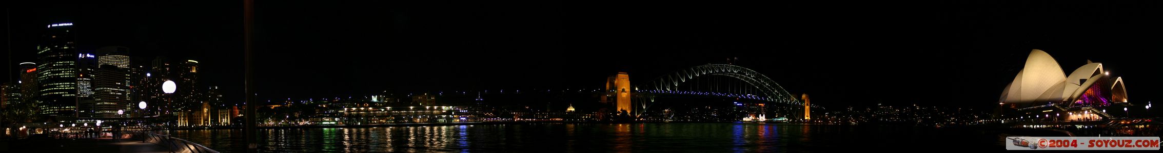 Sydney by Night - Circular Quay, Harbour Bridge and Opera House panorama
Mots-clés: Nuit patrimoine unesco Opera House panorama