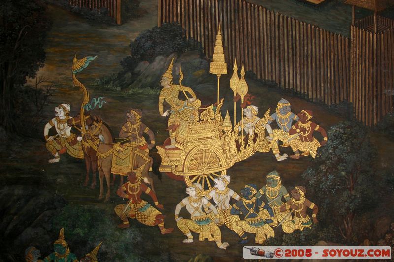 Bangkok - Wat Phra Kaew
Mots-clés: thailand Boudhiste peinture