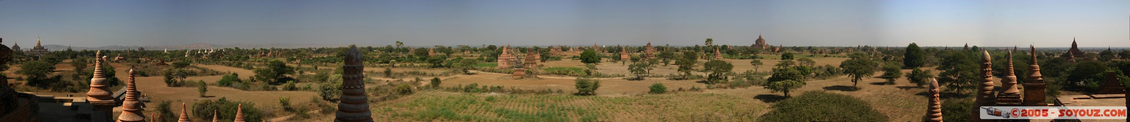 Bagan - Panoramic view from Ywa-Haung-Gyi Pagoda
Mots-clés: myanmar Burma Birmanie Ruines Pagode panorama