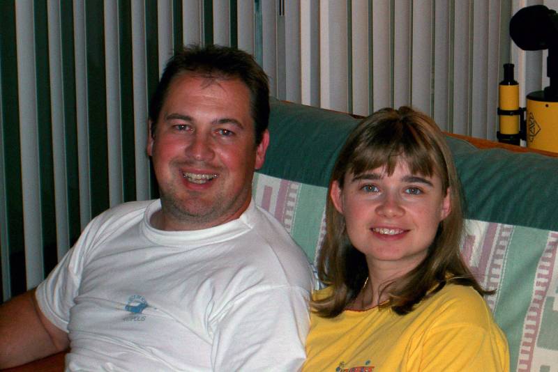 Didier et Sandrine
Didier était le président du club Astro ou j'�tais sur Annecy. Ils étaient à Los Angeles pour 2 ans pour le travail de Sandrine qui est astrophysicienne.
Français - Los Angeles (USA) - Mai 2004
