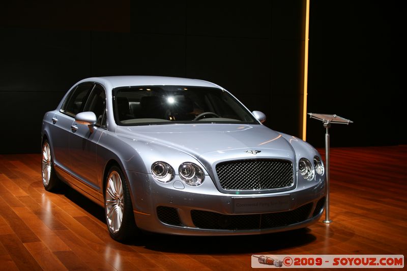 Salon Auto de Geneve 2009 - Bentley Continental Flying Spur Speed
Mots-clés: voiture bentley vehicule