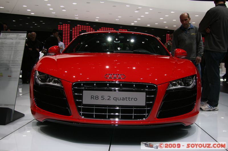 Salon Auto de Geneve 2009 - Audi R8 5.2 quattro
Mots-clés: voiture Audi vehicule