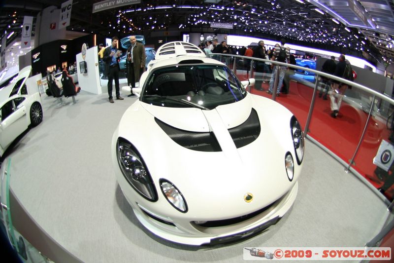 Salon Auto de Geneve 2009 - Lotus Exige S
Mots-clés: voiture Fish eye Lotus vehicule