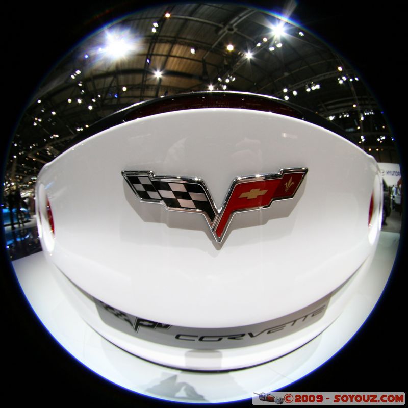 Salon Auto de Geneve 2009 - Corvette C6 Convertible
Mots-clés: voiture Fish eye Corvette vehicule