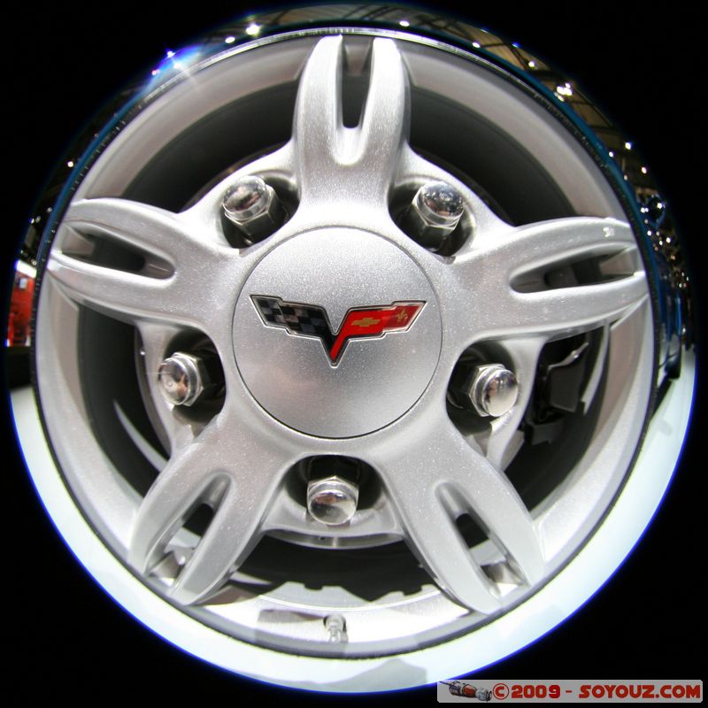 Salon Auto de Geneve 2009 - Corvette
Mots-clés: voiture Fish eye Corvette vehicule