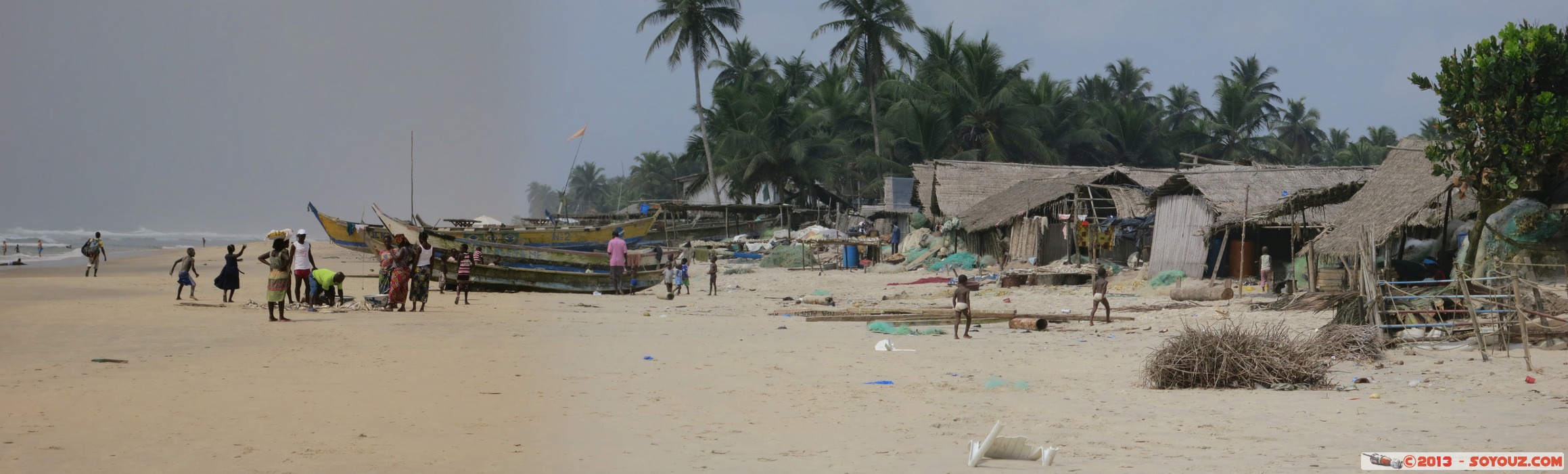 Assinie - Pecheurs et village - panorama
Mots-clés: CIV CÃ´te d&#039;Ivoire Sud-Como plage Palmier mer bateau pecheur panorama geo:lat=5.15813209 geo:lon=-3.46405149 geotagged