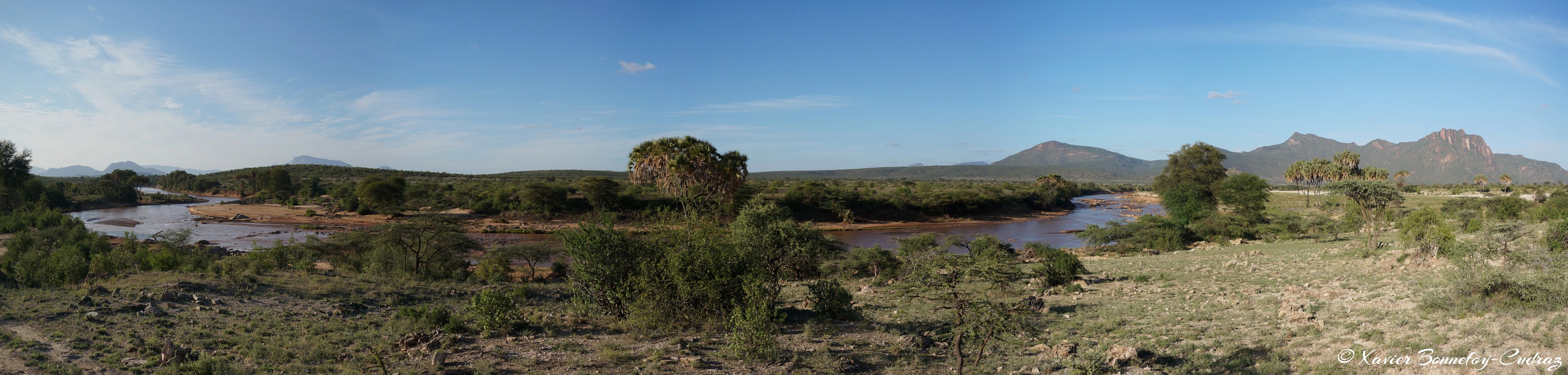 Shaba - Panorama Ewaso Ngiro river
Mots-clés: Archers Post geo:lat=0.65208900 geo:lon=37.72931300 geotagged KEN Kenya Samburu Isiolo Shaba National Reserve Ewaso Ngiro river Riviere Montagne panorama