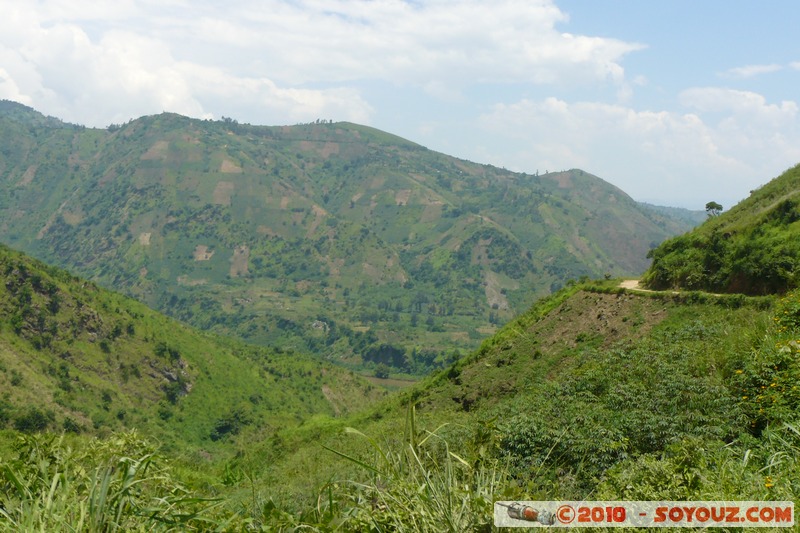 Route Bukavu/Uvira - Les escarpements
