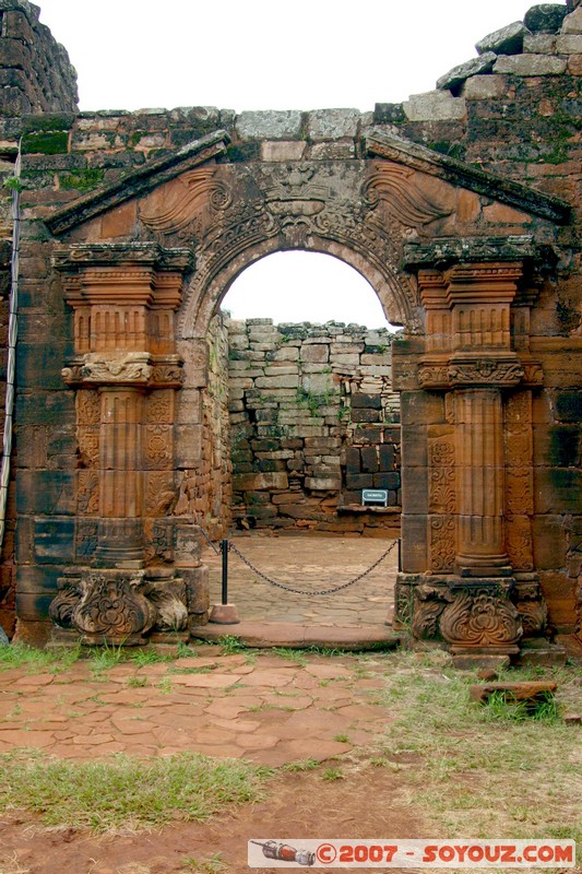 San Ignacio - Ruines Mission San Ignacio - Patio del Colegio
