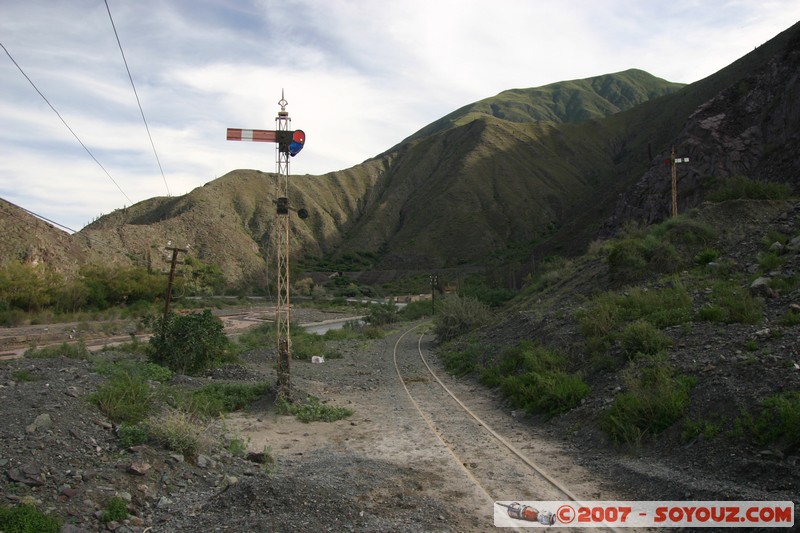 Ruta 51 - Quebrada del Toro - rails du Tren a Las Nubes
