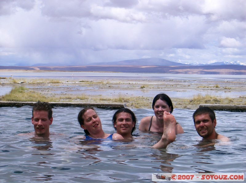 Salar de Chalviri - Laguna Salada
Sources d'eau chaude - Aguas Terminales - Hot Springs 
