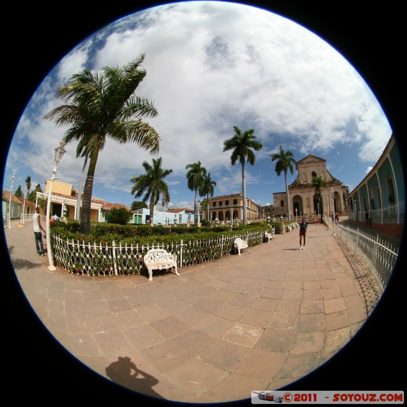 Trinidad - Plaza Mayor
Mots-clés: CUB Cuba geo:lat=21.80494468 geo:lon=-79.98466743 geotagged Trinidad Sancti SpÃ­ritus patrimoine unesco Colonial Espagnol Fish eye