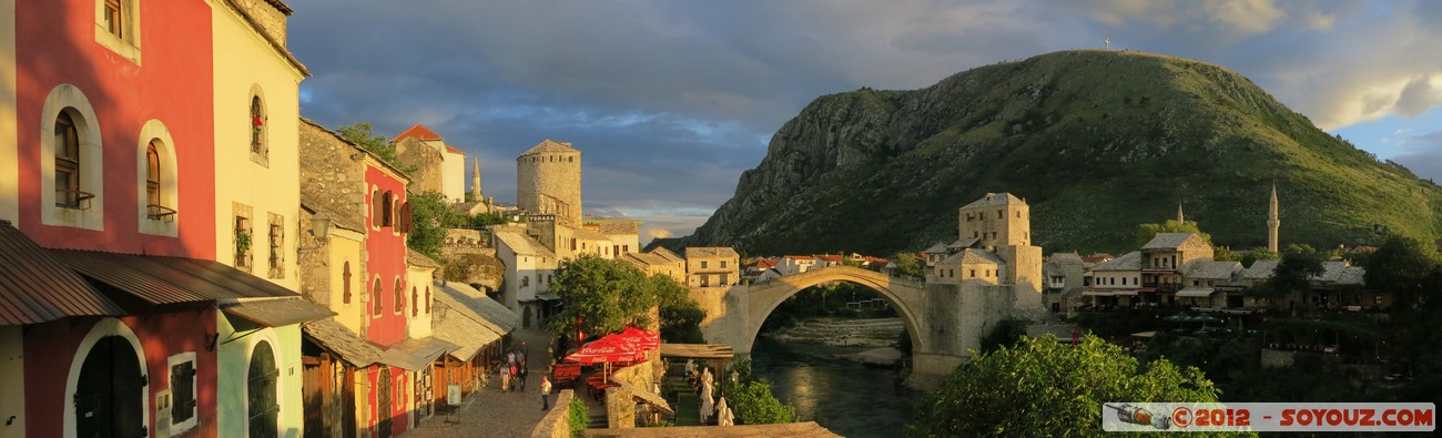 Mostar - Stari Most at sunset - panorama
Mots-clés: BIH BjeluÅ¡ine Bosnie HerzÃ©govine Federation of Bosnia and Herzegovina geo:lat=43.33828043 geo:lon=17.81550948 geotagged sunset patrimoine unesco Pont Stari most panorama