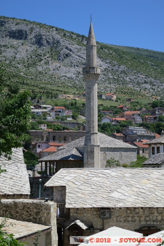 Mostar - Stari Grad - Meczet i minaret
Mots-clés: BIH Bosnie HerzÃ©govine Donja Mahala Federation of Bosnia and Herzegovina geo:lat=43.33674696 geo:lon=17.81216775 geotagged patrimoine unesco Stari grad Mosque