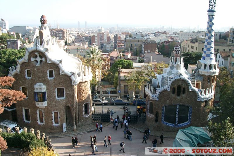 Entrée du parc
Parc Güell
Mots-clés: Barcelona Barcelone Catalogne Espagne Gaudi La Ciutadella Mercat Boqueria Parc Güell Sagrada Familia