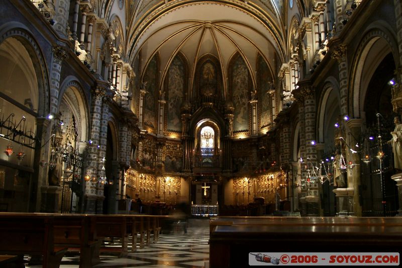 L'église de l'abbaye
Mots-clés: Catalogne Espagne Montserrat cremallera funicular monestir san joan santa maria virgen negra