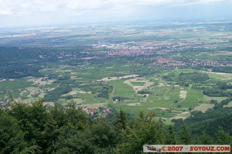 Mont Sainte Odile
Vue sur la plaine d'Alsace
