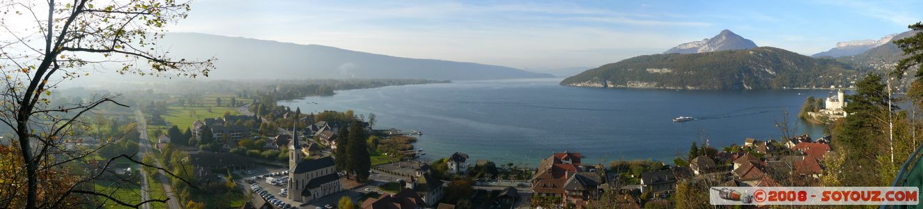 Duingt - Sentier de l'oratoire - vue sur le lac d'Annecy - panorama
Mots-clés: panorama Lac