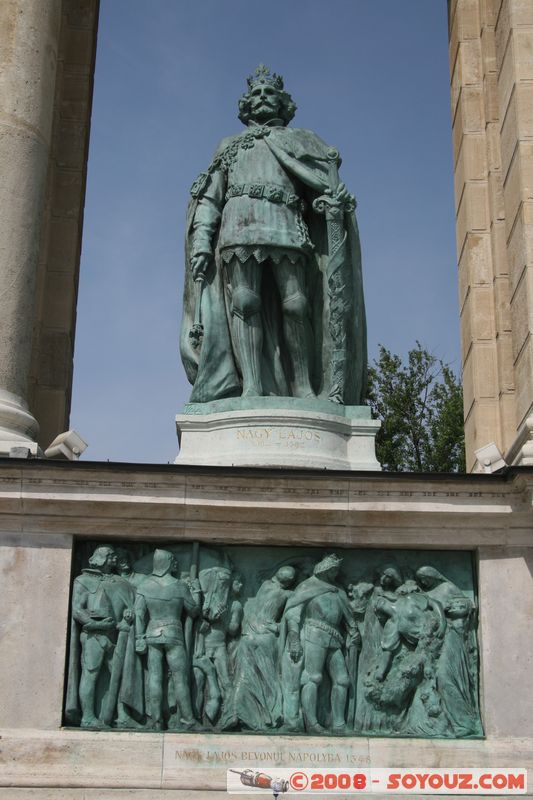 Budapest - Hosok tere - Nagy Lajos (1342-1382)
Mots-clés: statue sculpture Monument