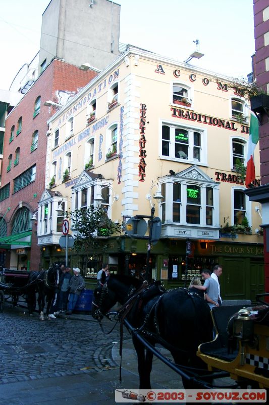 Dublin - Temple Bar - The Oliver St John Gogarty bar
