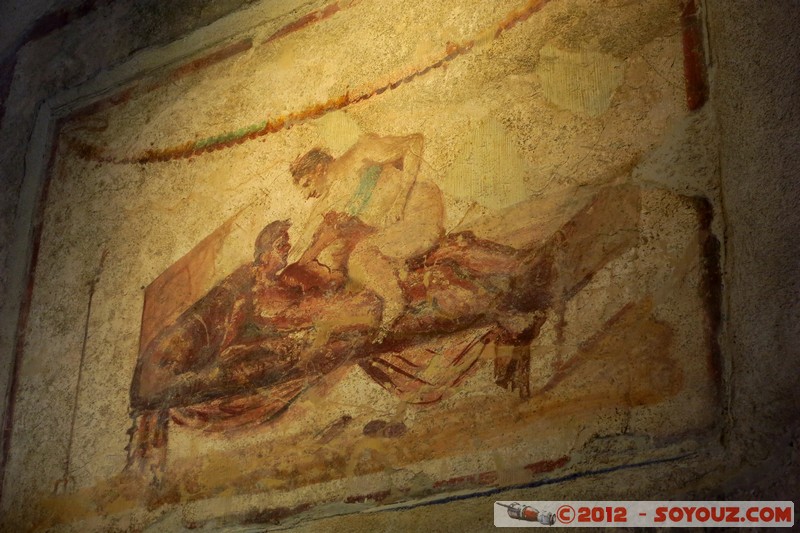 Pompei Scavi - Lupanare
Mots-clés: Campania geo:lat=40.75004063 geo:lon=14.48690991 geotagged ITA Italie Pompei Scavi Ruines Romain patrimoine unesco Lupanare peinture fresques Regio VII
