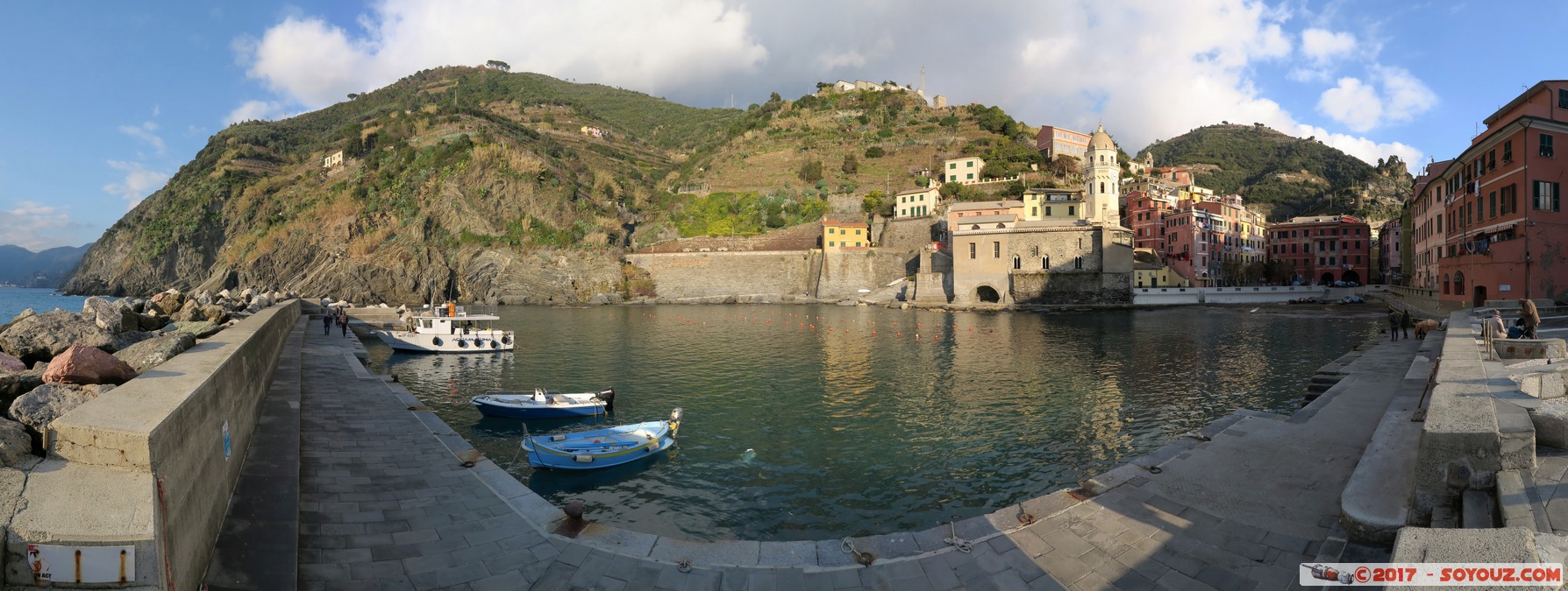 Cinque Terre - Vernazza - Panorama
Mots-clés: ITA Italie Liguria Vernazza Parco Nazionale delle Cinque Terre patrimoine unesco Port Lumiere panorama