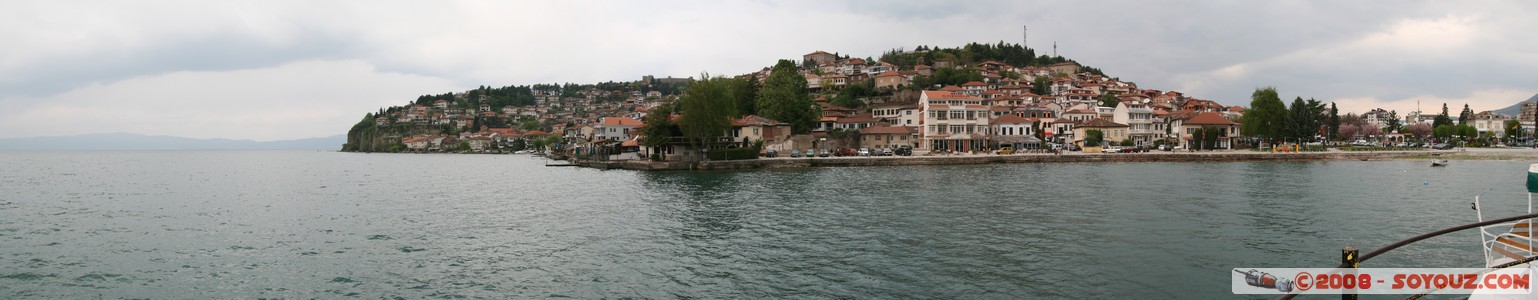 Ohrid - vue sur le vieille ville - panorama
Mots-clés: patrimoine unesco Lac panorama