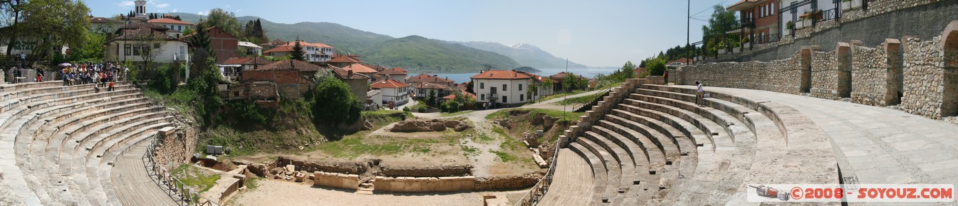 Ohrid - Amphitheatre - panorama
Mots-clés: patrimoine unesco Ruines Romain panorama