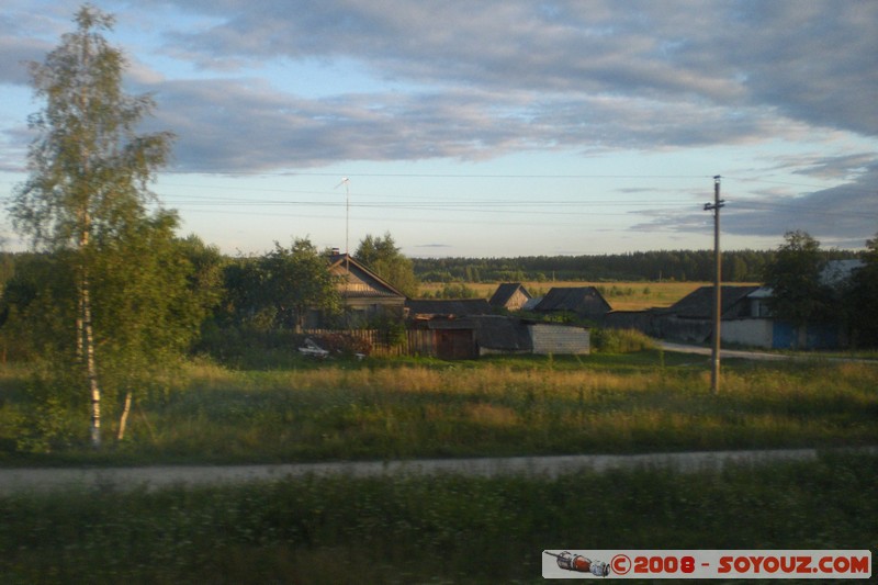 Train Moscou - Ekaterinburg - Campagne Russe

