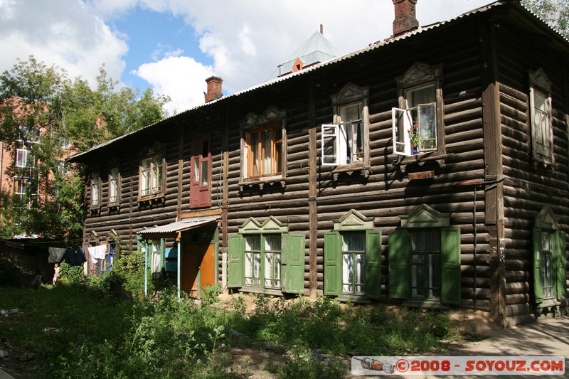 Tomsk - Maison en bois sur Krasnoarmeiskaia oul
Mots-clés: Bois