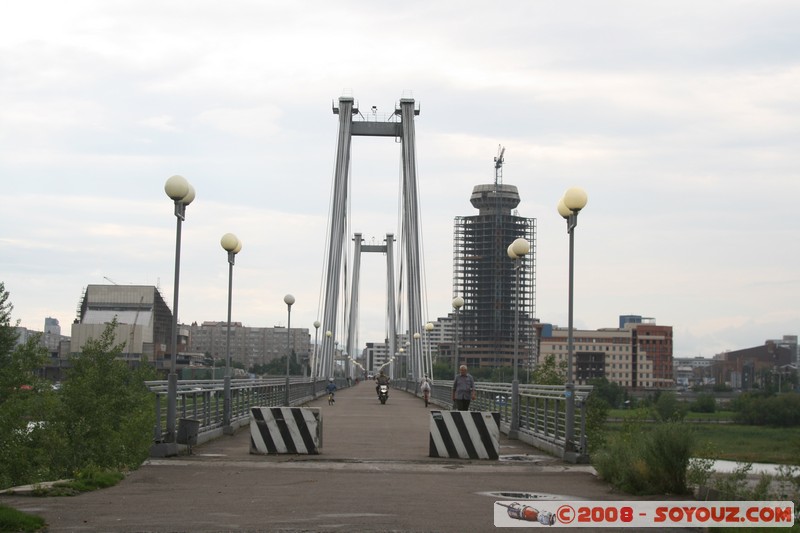 Krasnoiarsk - Pont pour l'ile Tatyshiy
