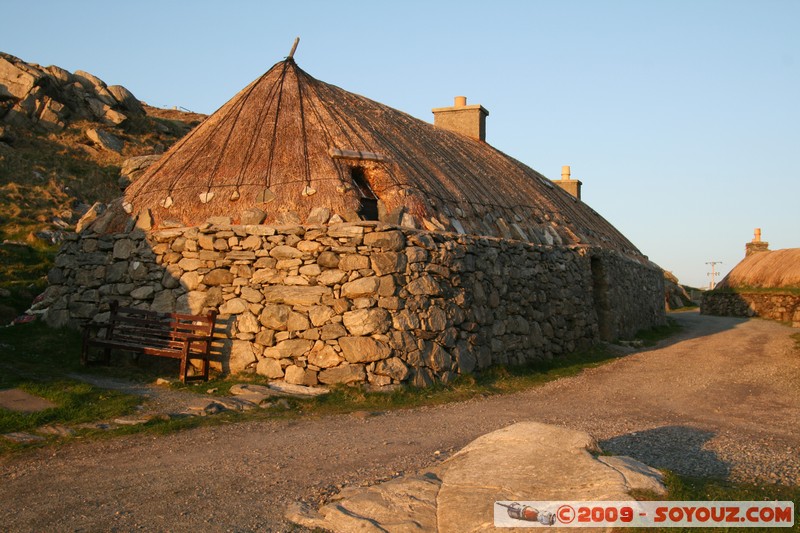 Hebridean Islands - Lewis - Gearrannan Blackhouse
Carloway, Western Isles, Scotland, United Kingdom
Mots-clés: Blackhouse
