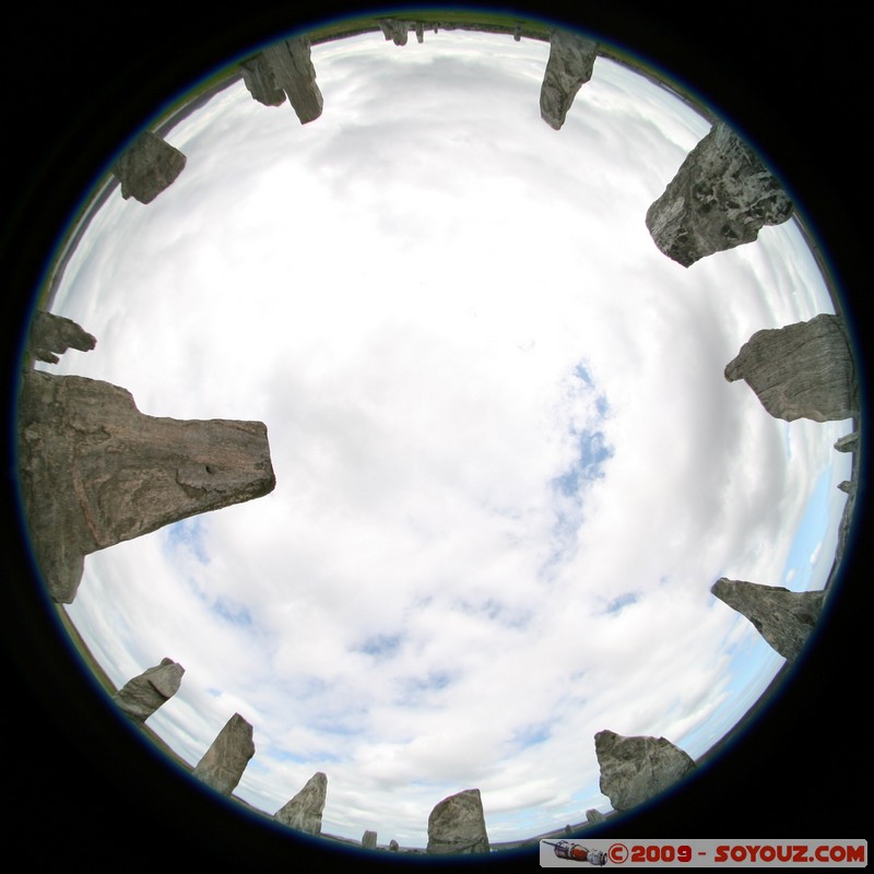 Hebridean Islands - Lewis - Callanish Standing Stones
Callanish, Western Isles, Scotland, United Kingdom
Mots-clés: Megalithique prehistorique Fish eye