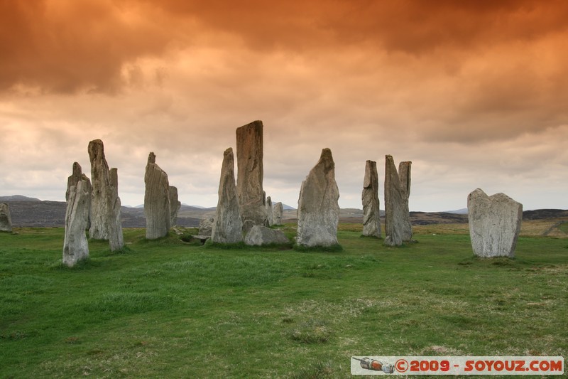 Hebridean Islands - Lewis - Callanish Standing Stones
Callanish, Western Isles, Scotland, United Kingdom
Mots-clés: Megalithique prehistorique Lumiere sunset