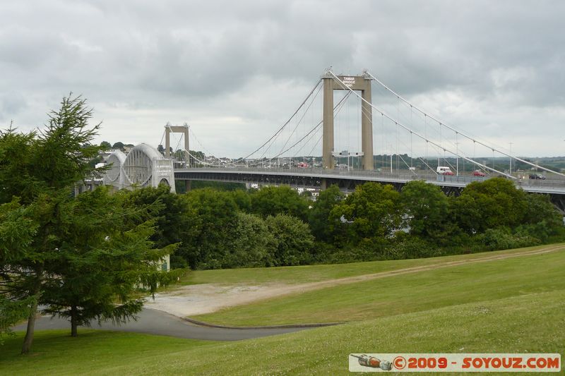 Tamar Bridge (1961)
Tamar Bridge, Plymouth PL5 1, UK (Saltash, Cornwall, England, United Kingdom)
Mots-clés: Pont