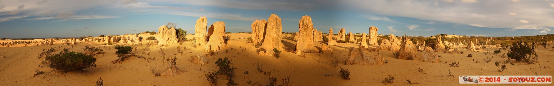 Nambung National Park  - The Pinnacles - Panorama
Stitched Panorama
Mots-clés: AUS Australie Cervantes geo:lat=-30.59626309 geo:lon=115.16326714 geotagged Western Australia Parc paysage panorama