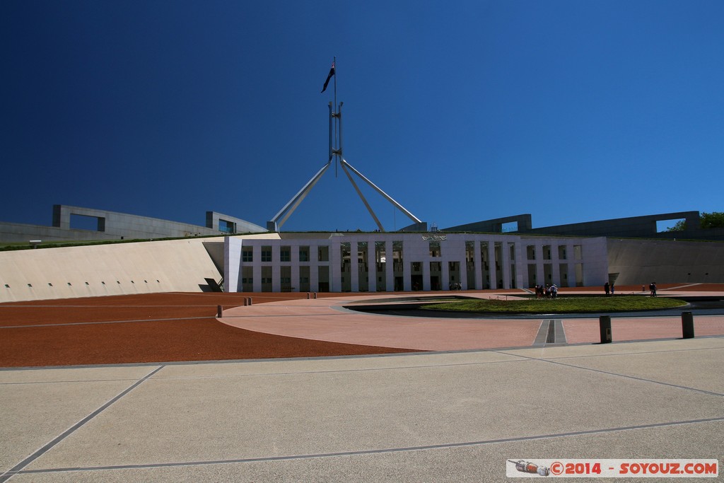 Canberra - Parliament House
Mots-clés: AUS Australian Capital Territory Australie Capital Hill geo:lat=-35.30652720 geo:lon=149.12632200 geotagged Parliament House